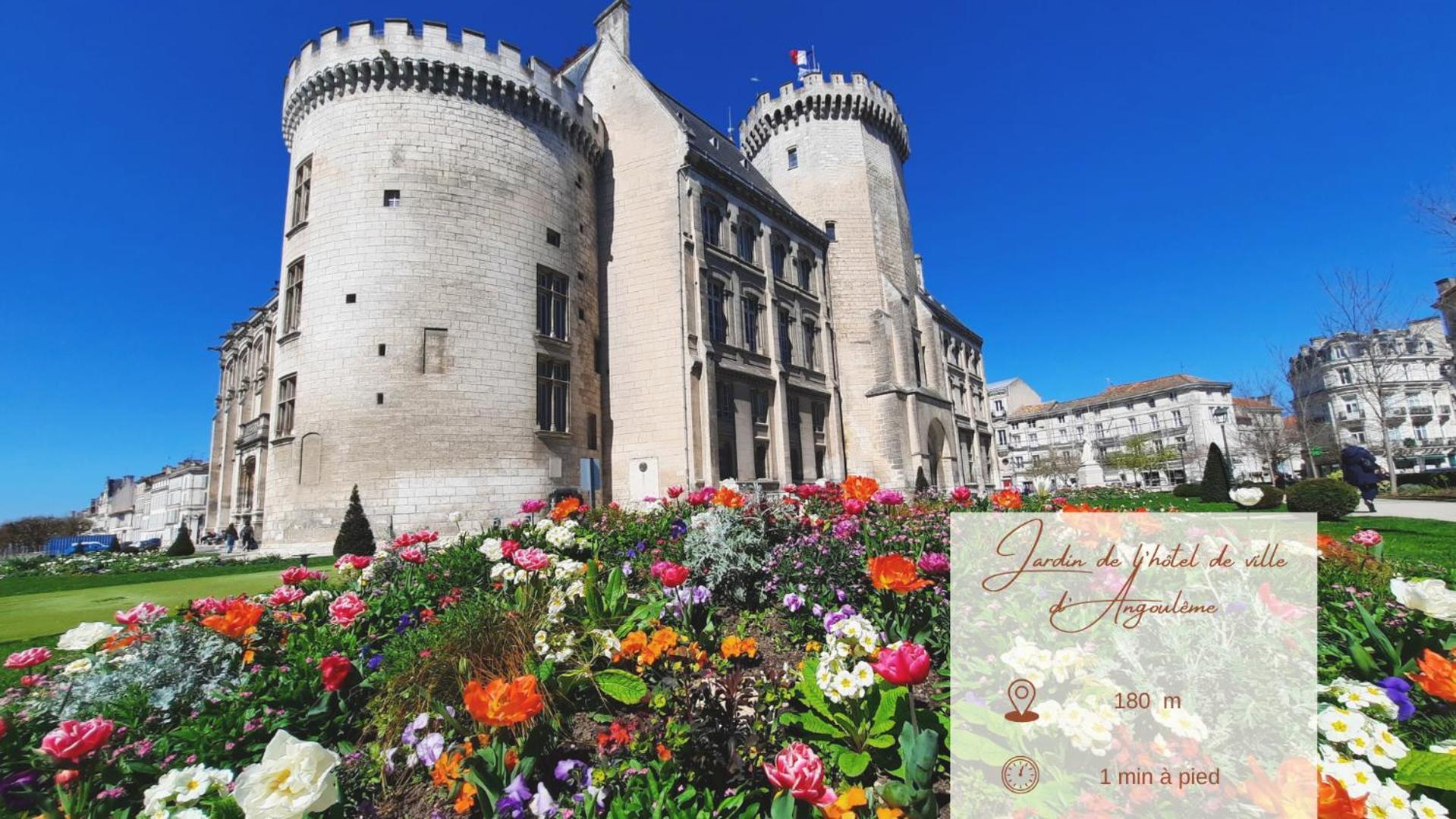 Face A L'Hotel De Ville Grand Et Lumineux Appartement Angoulême Екстериор снимка