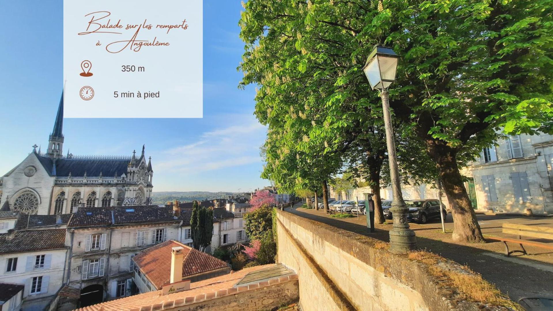 Face A L'Hotel De Ville Grand Et Lumineux Appartement Angoulême Екстериор снимка